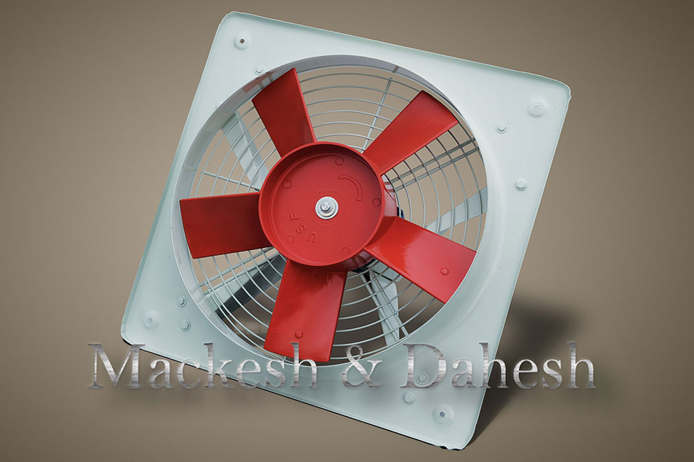 Wall-mounted axial fans